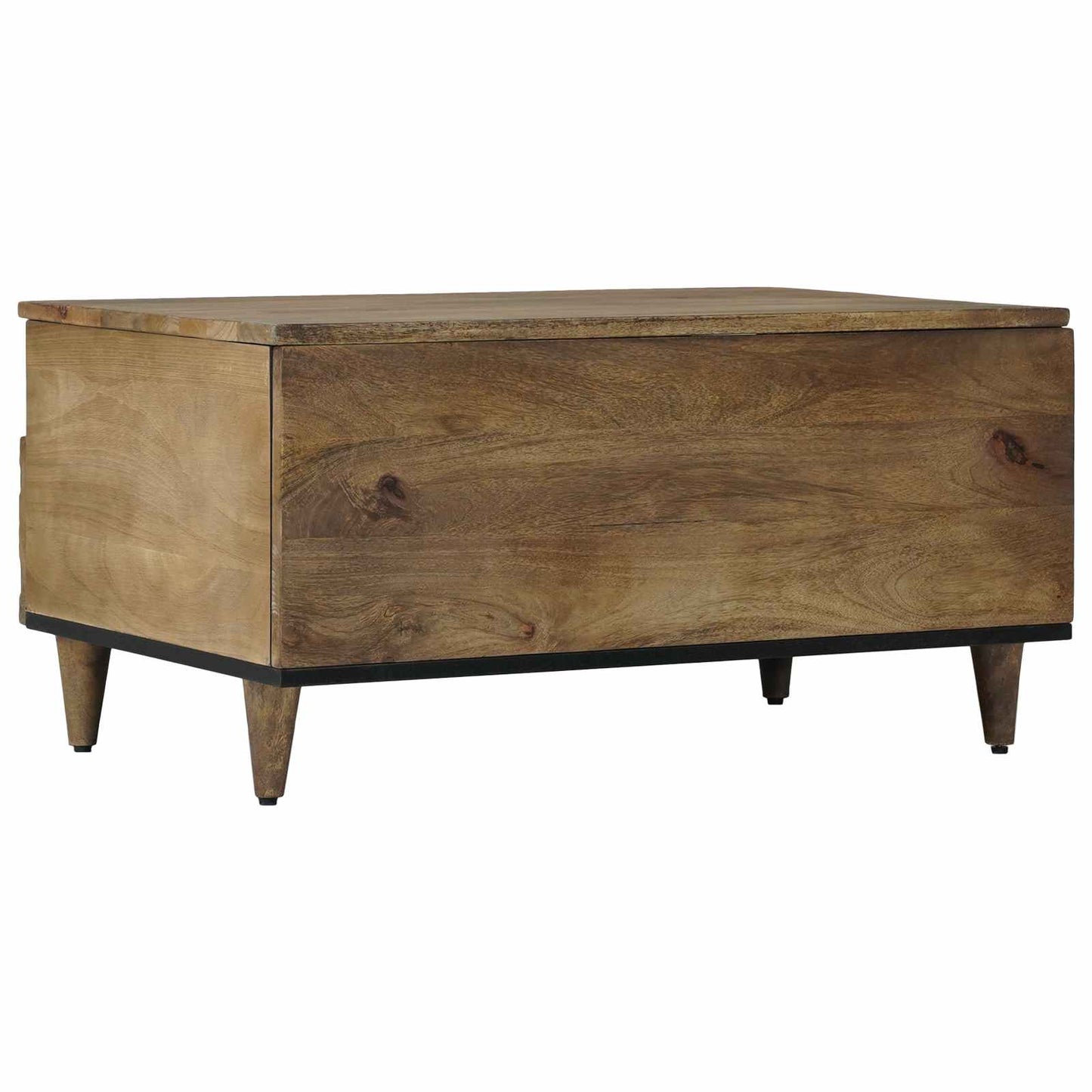 Couchtisch Braun 80 x 54 x 40 cm Massivholz Mango