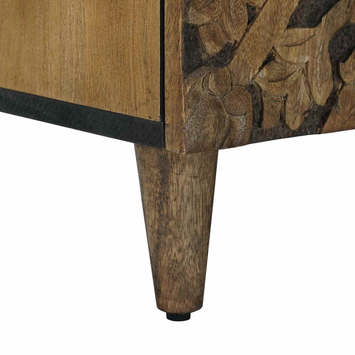 TV-Schränk Braun 105 x 33 x 46 cm Massivholz Mango