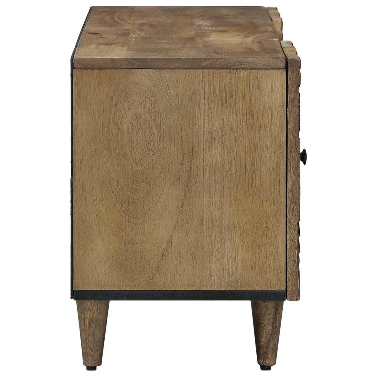 TV-Schränk Braun 105 x 33 x 46 cm Massivholz Mango