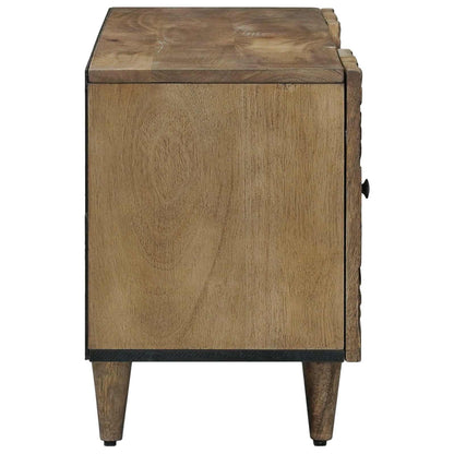 TV-Schränk Braun 105 x 33 x 46 cm Massivholz Mango