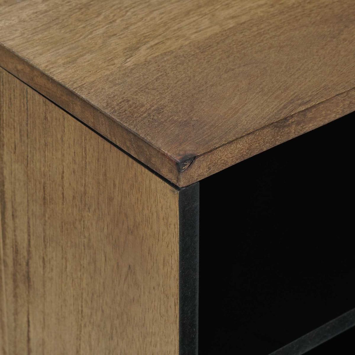 TV-Schränk Braun 80 x 33 x 46 cm Massivholz Mango