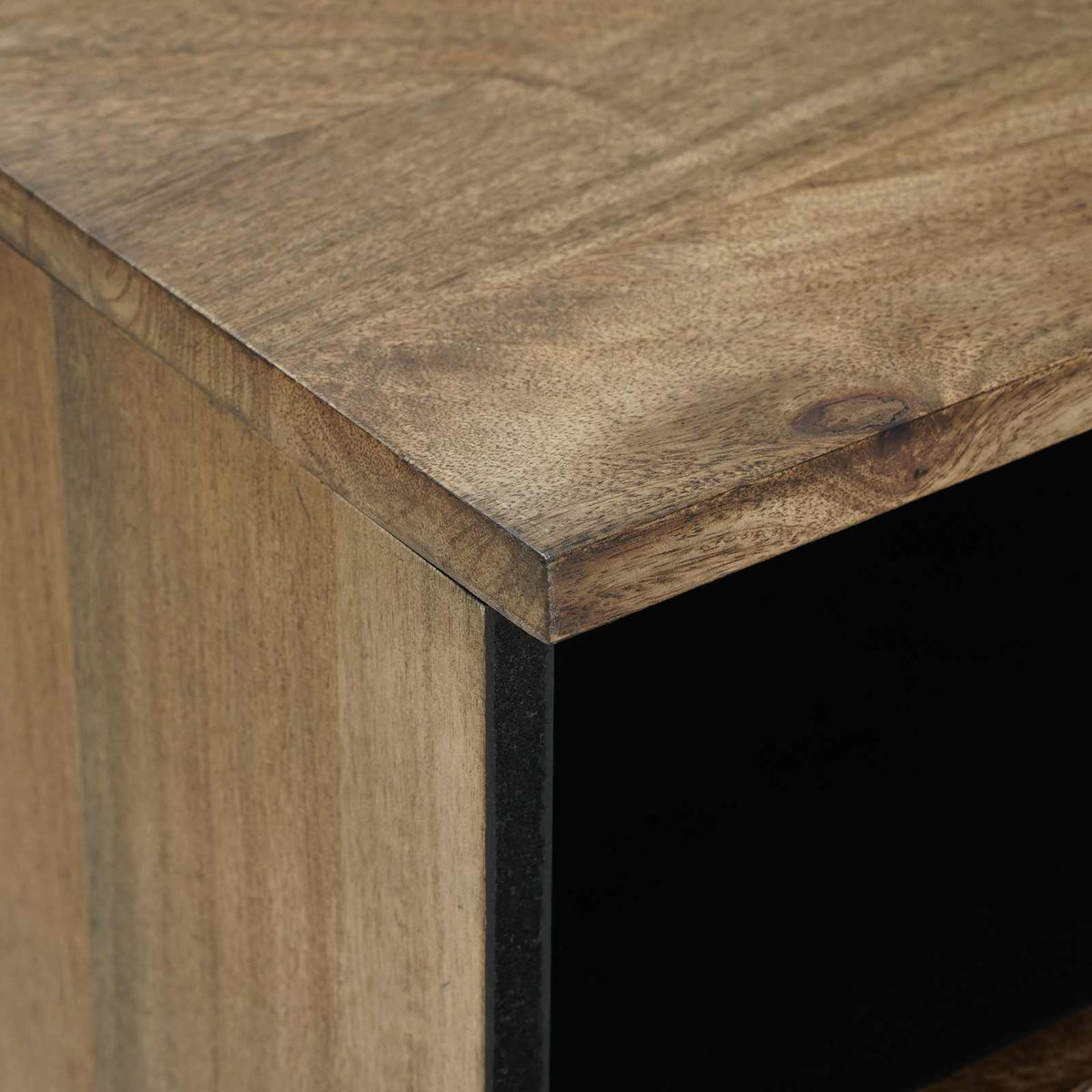 TV-Schränk Braun 80 x 33 x 46 cm Massivholz Mango