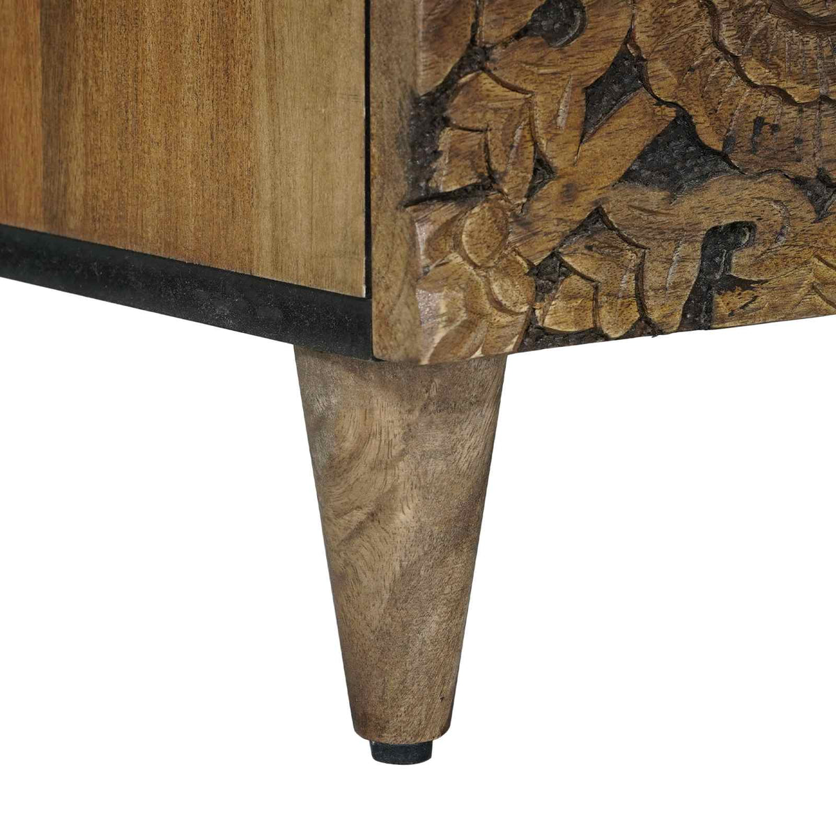 TV-Schränk Braun 80 x 33 x 46 cm Massivholz Mango