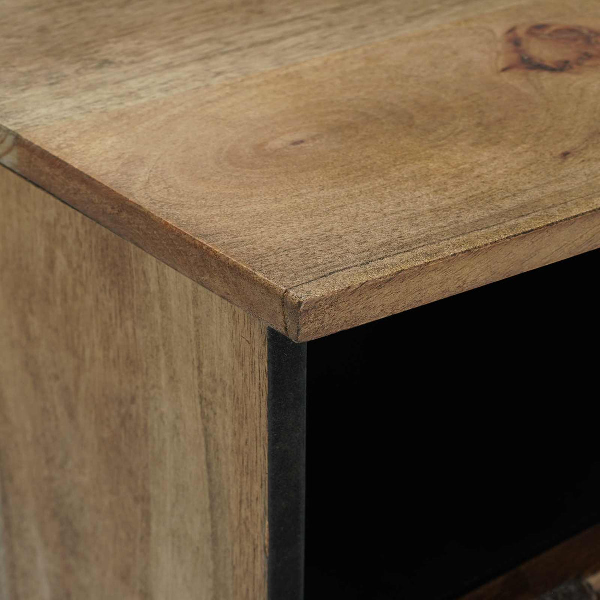 TV-Schränk Braun 100 x 33 x 46 cm Massivholz Mango