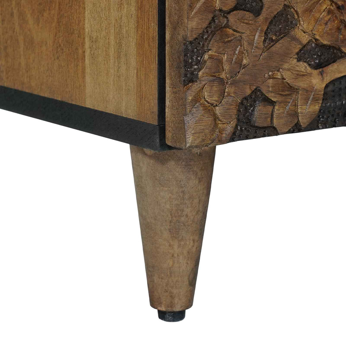TV-Schränk Braun 100 x 33 x 46 cm Massivholz Mango