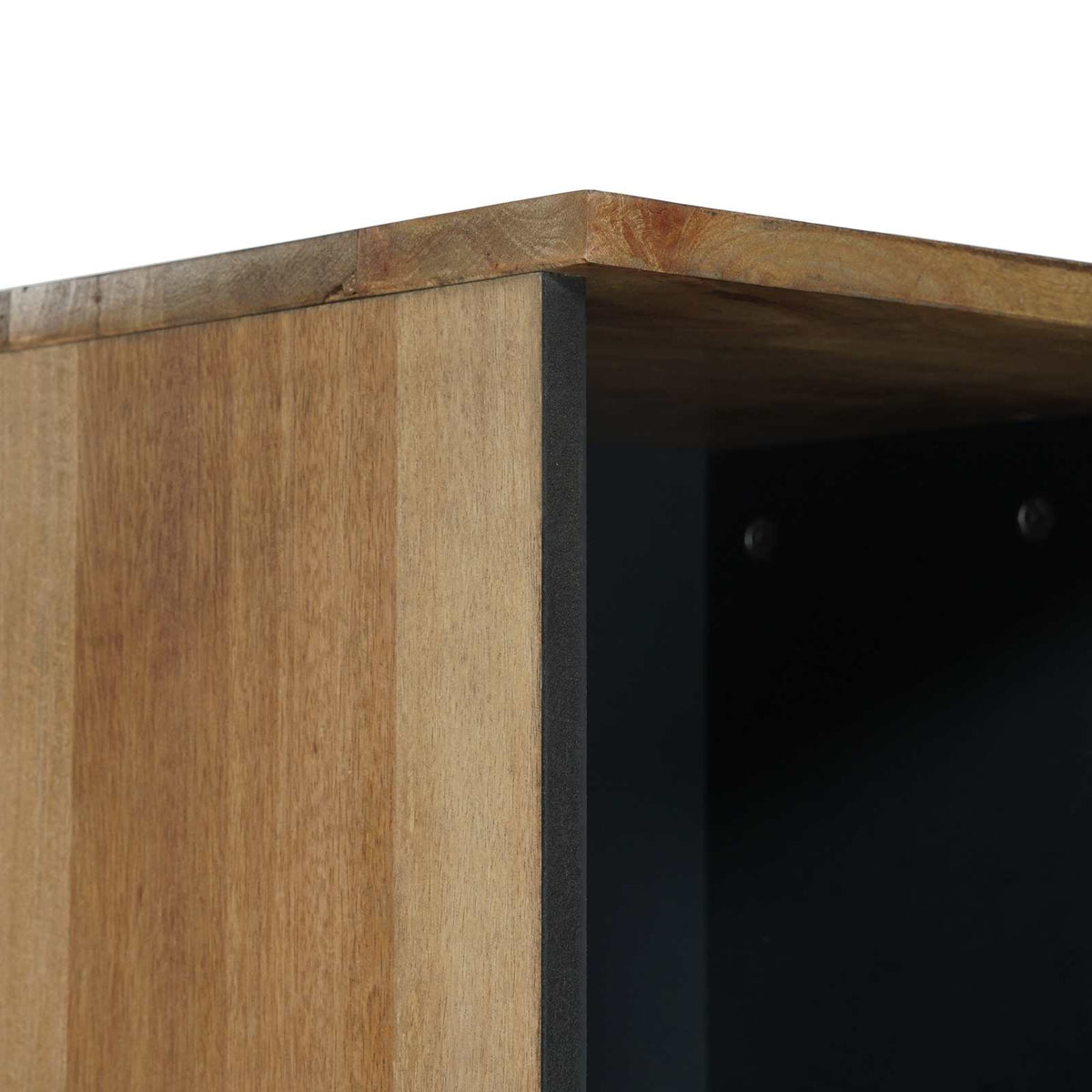 Badezimmerschrank Braun 38 x 33 x 160 cm Massivholz Mango