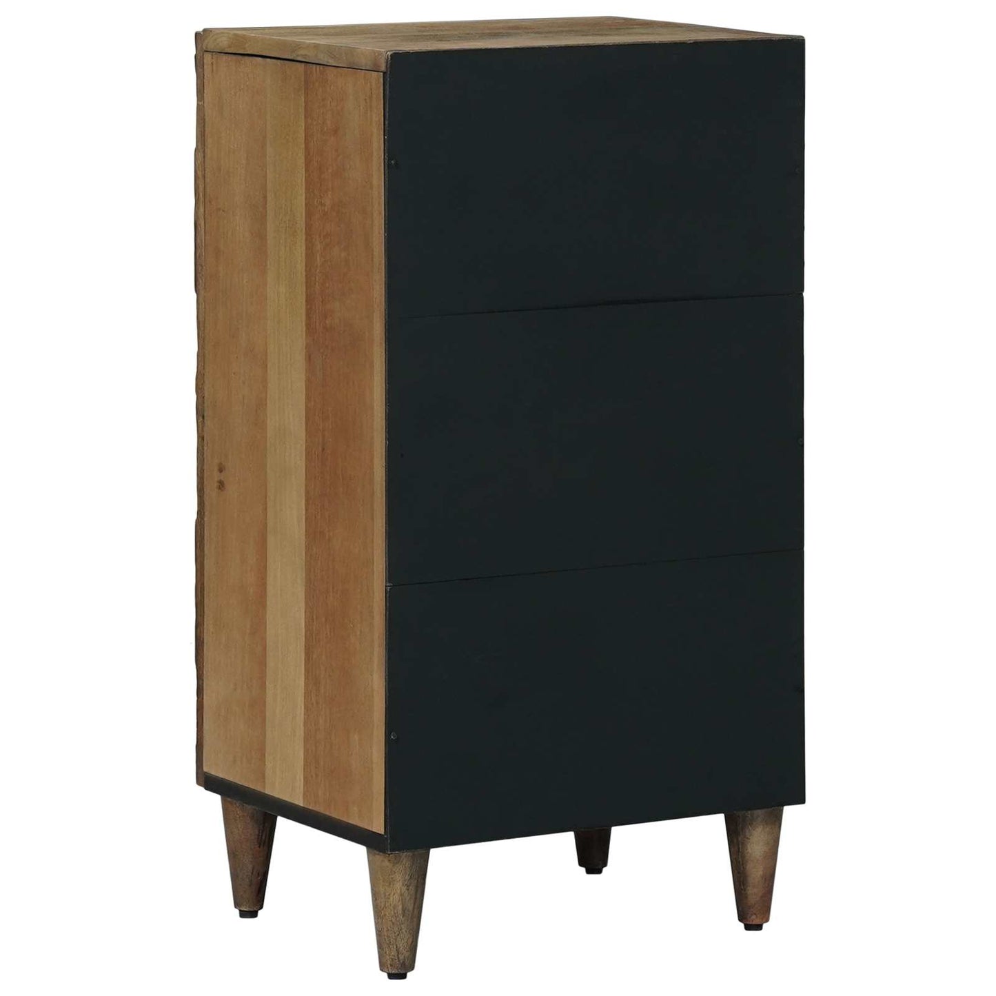Sideboard mit Speicher Braun 40 x 33,5 x 75 cm Massivholz Mango