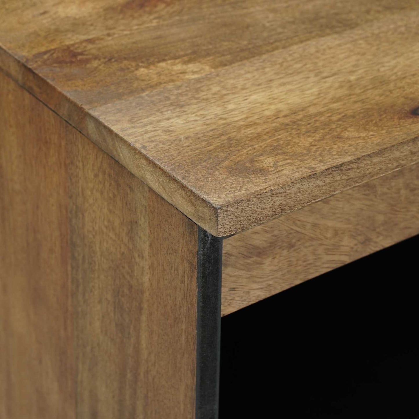 Sideboard mit Speicher Braun 60 x 33,5 x 75 cm Massivholz Mango