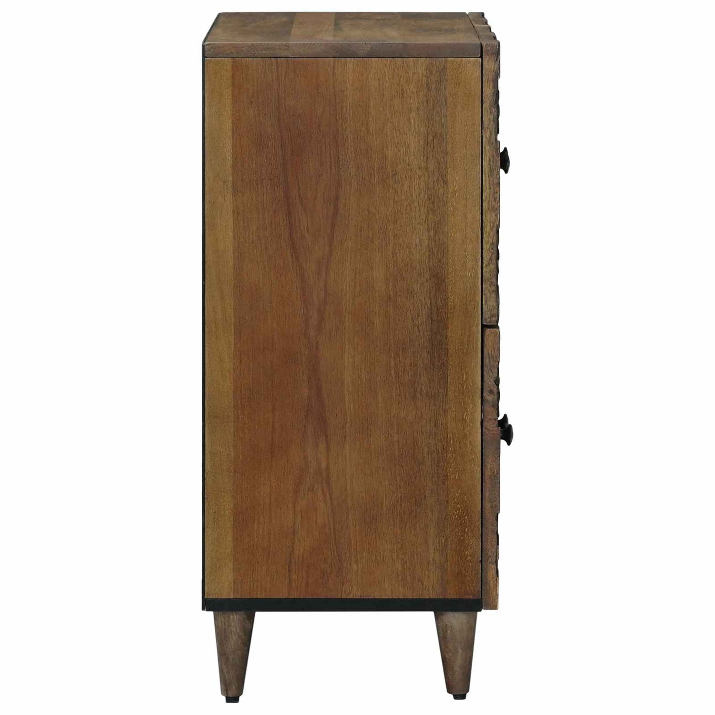 Sideboard mit Speicher Braun 60 x 33,5 x 75 cm Massivholz Mango