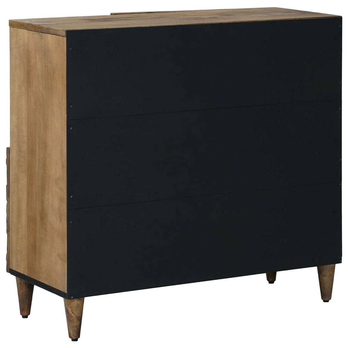 Sideboard Braun 80 x 33 x 75 cm Massivholz Mango