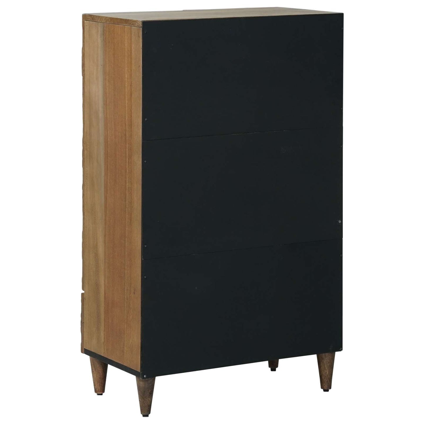 Hochschrank mit Regal Braun 60 x 33,5 x 100 cm Massivholz Mango