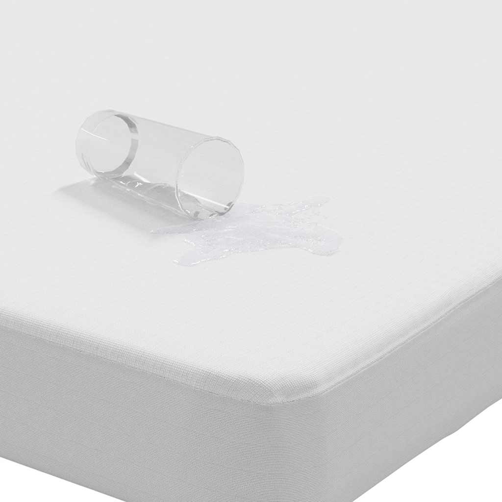 Protège matelas blanc 90x190 cm imperméable