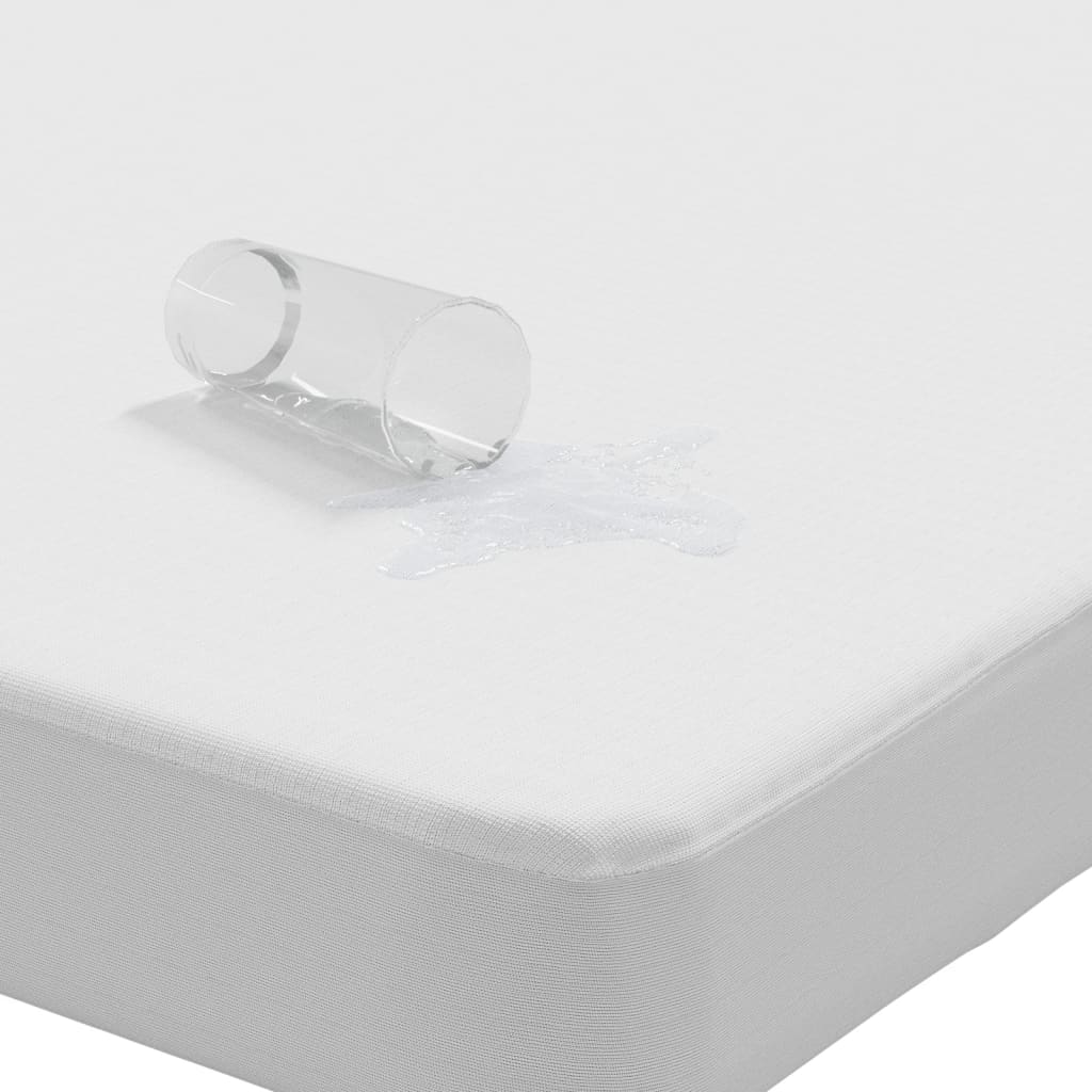 Protège matelas blanc 140x190 cm imperméable