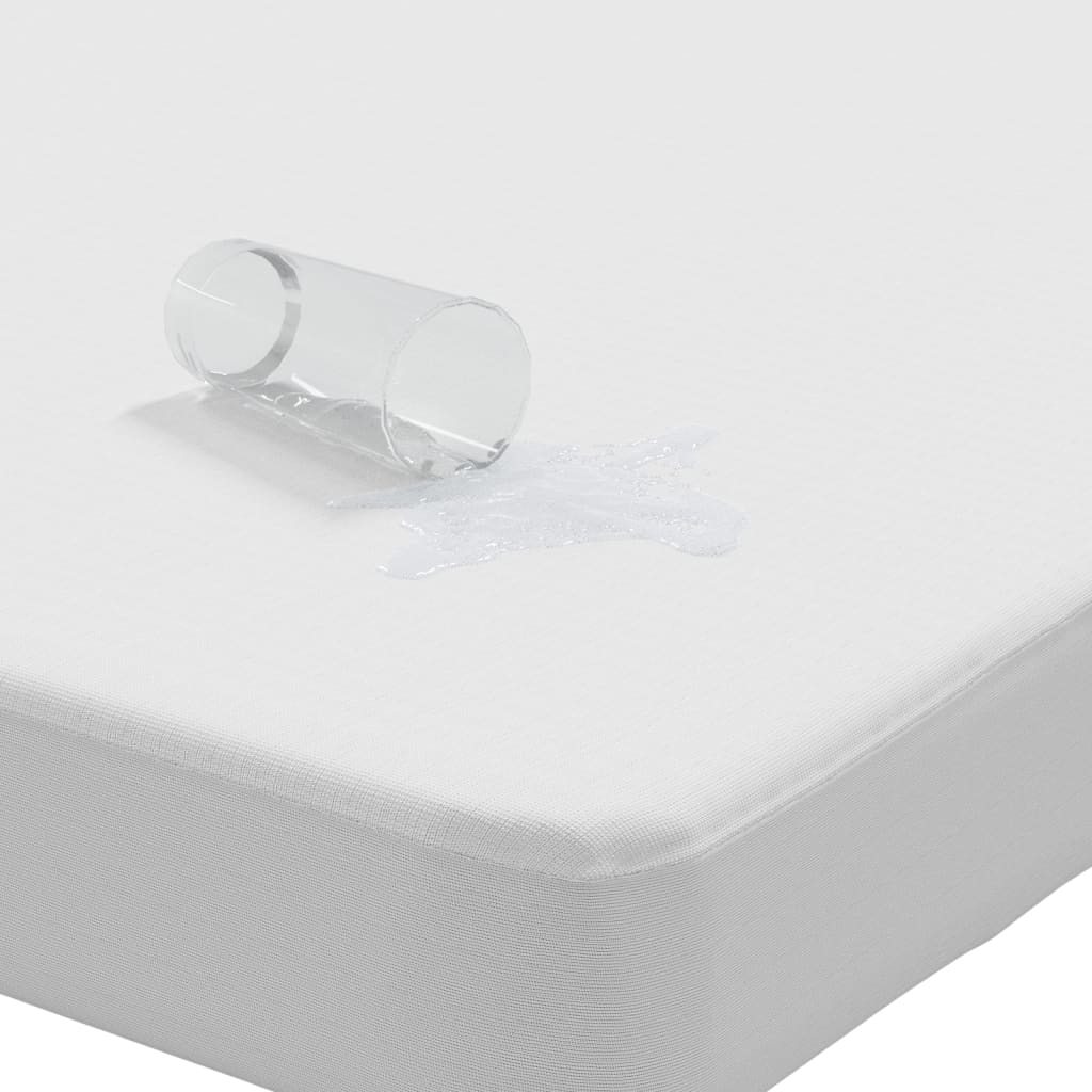 Protège matelas blanc 90x200 cm imperméable