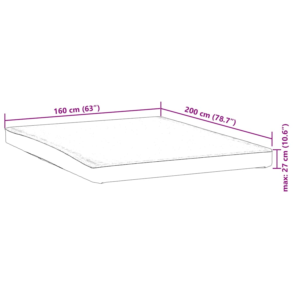 Protège matelas blanc 160x200 cm imperméable