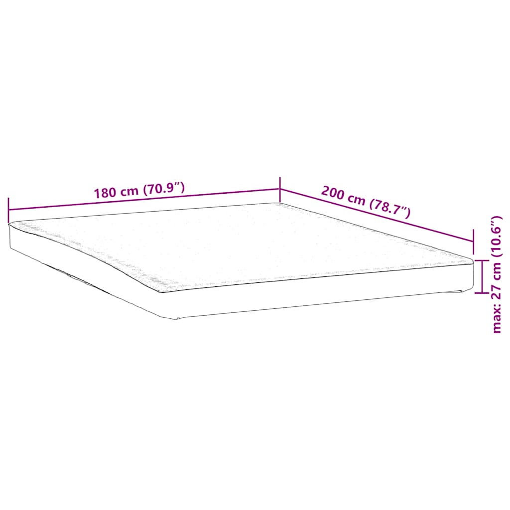 Protège matelas blanc 180x200 cm imperméable