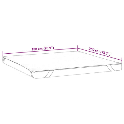 Matratzenschoner Weiß 180x200 cm Wasserdicht