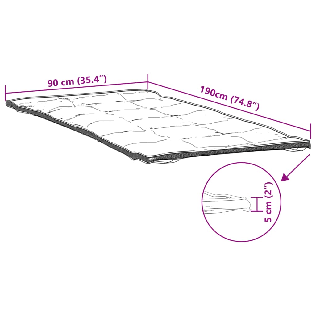 Protège matelas blanc 90x190 cm