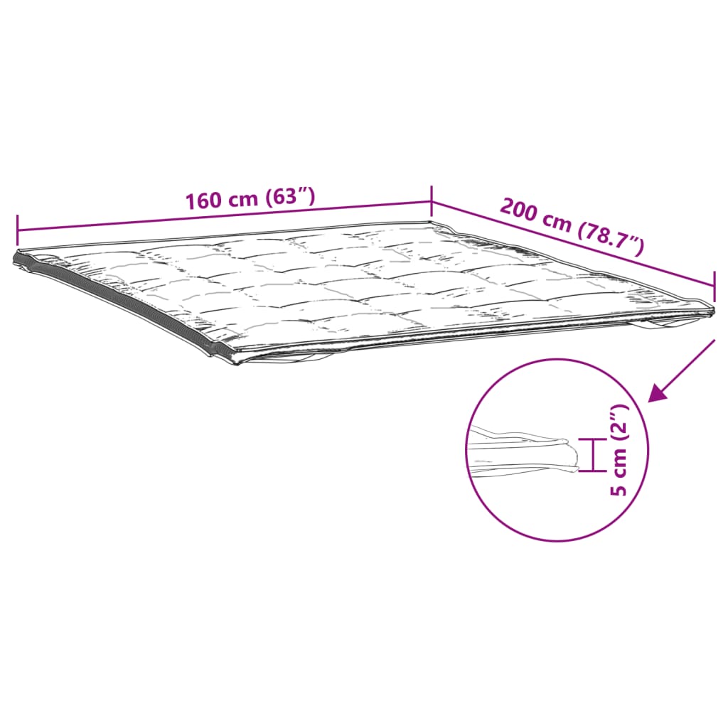 Protège matelas blanc 160x200 cm