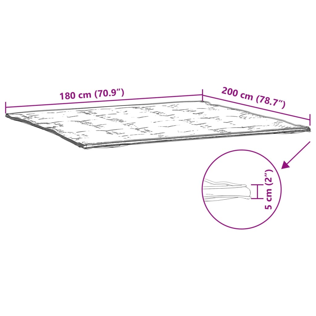 Protège matelas blanc 180x200 cm