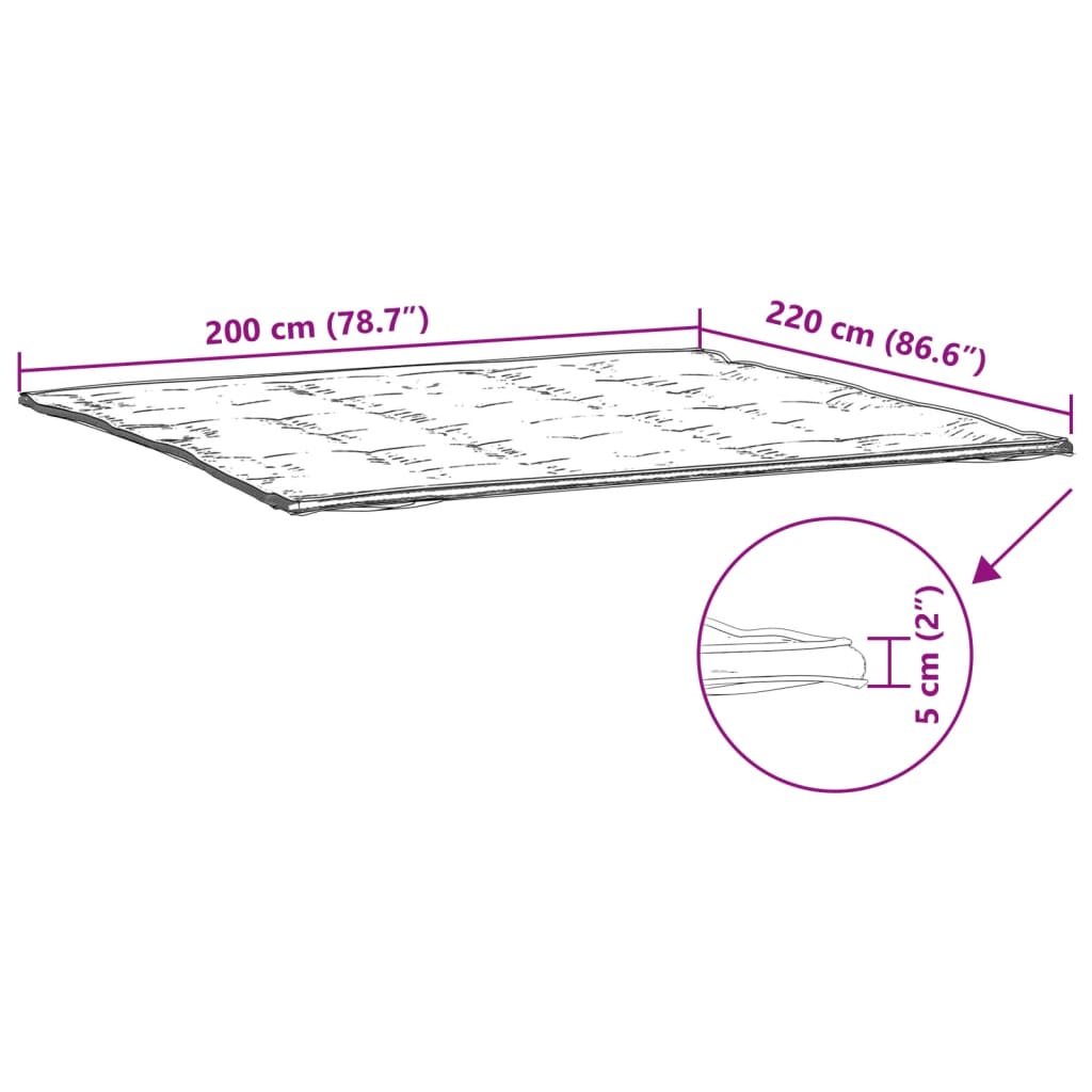 Protège matelas blanc 200x220 cm