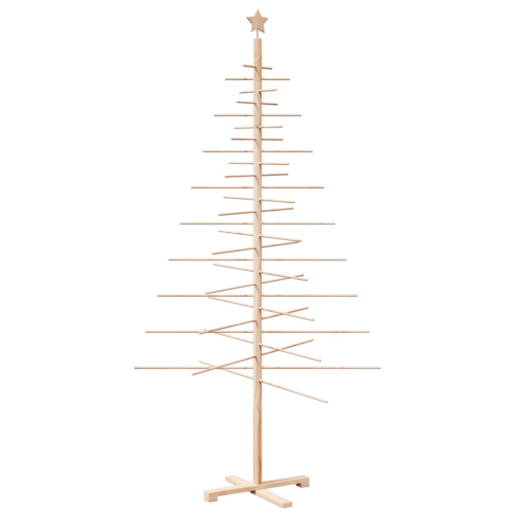 Weihnachtsbaum Holz zum Schmücken 210 cm Massivholz Kiefer