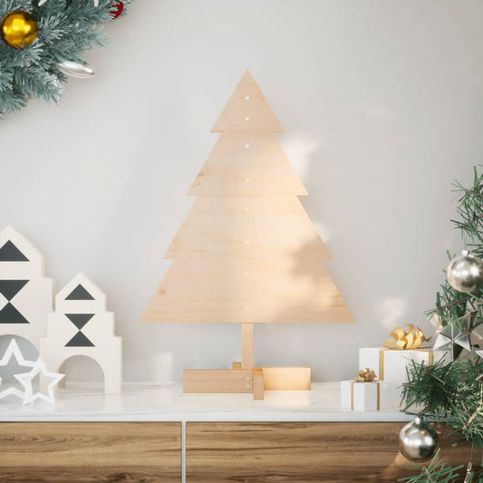 Bois de sapin de Noël à décorer 70 cm en bois massif