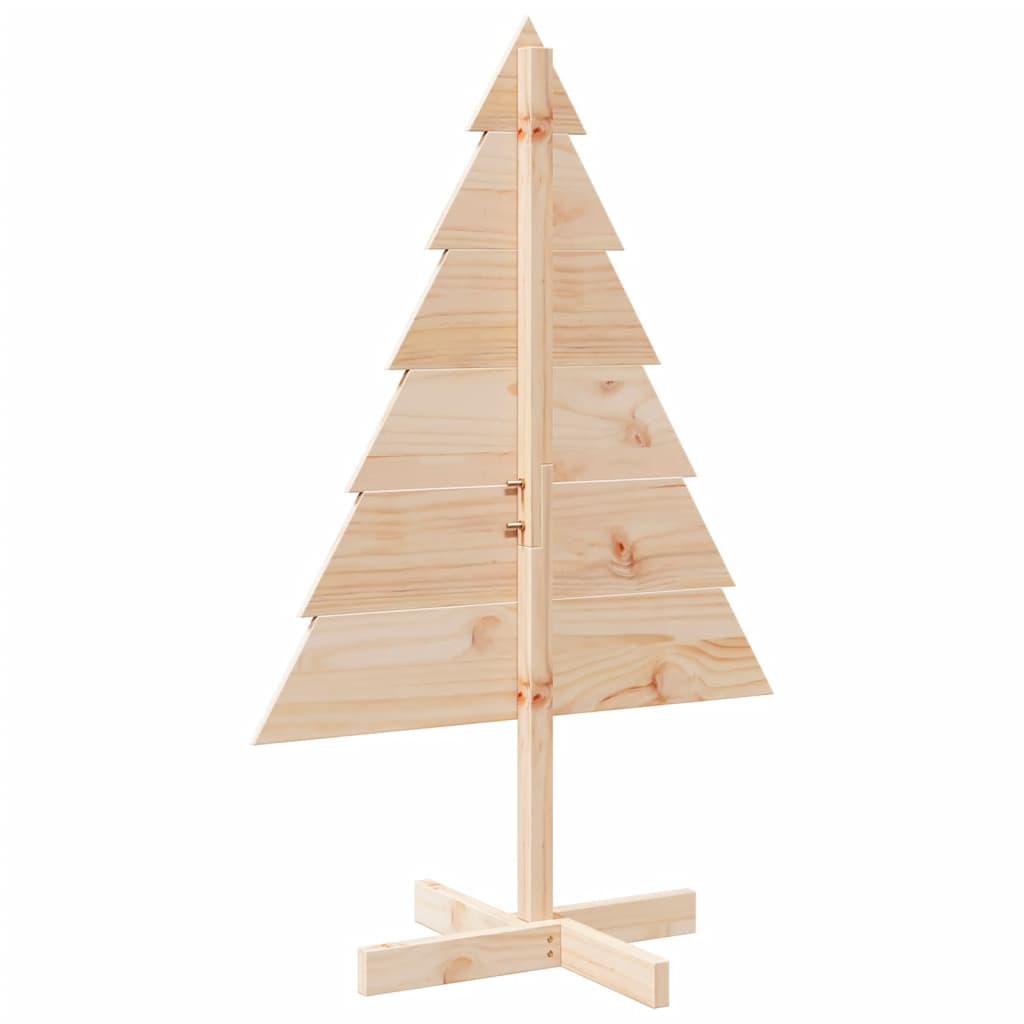 Sapin de Noël à décorer 110 cm en bois massif