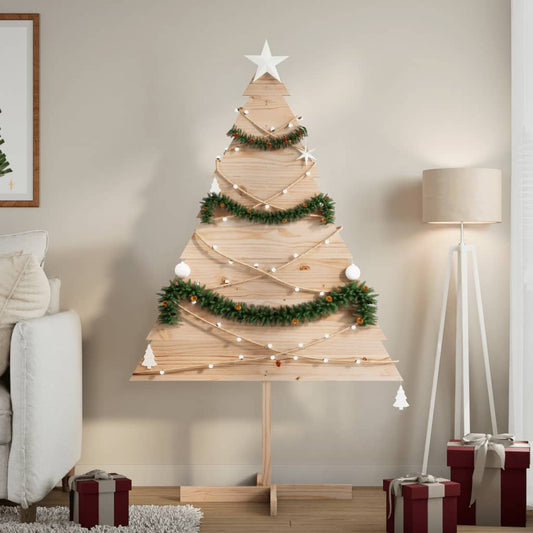 Sapin de Noël à décorer 150 cm en bois massif