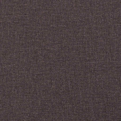 Ottoman-Bett ohne Matratze Dunkelbraun 140x200 cm Stoff