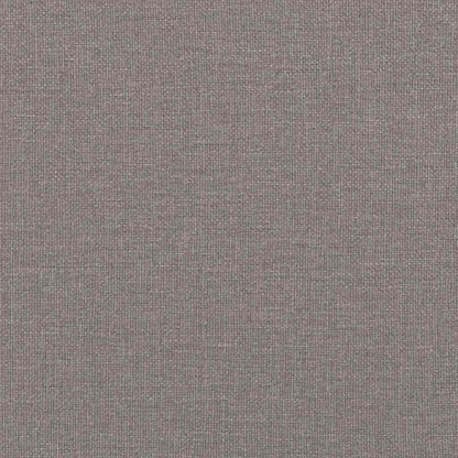 Ottoman-Bett mit Matratze Taupe 160x200 cm Stoff