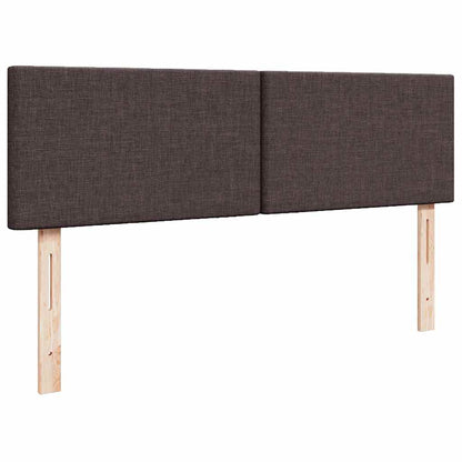 Ottoman-Bett mit Matratze Dunkelbraun 140x200 cm Stoff