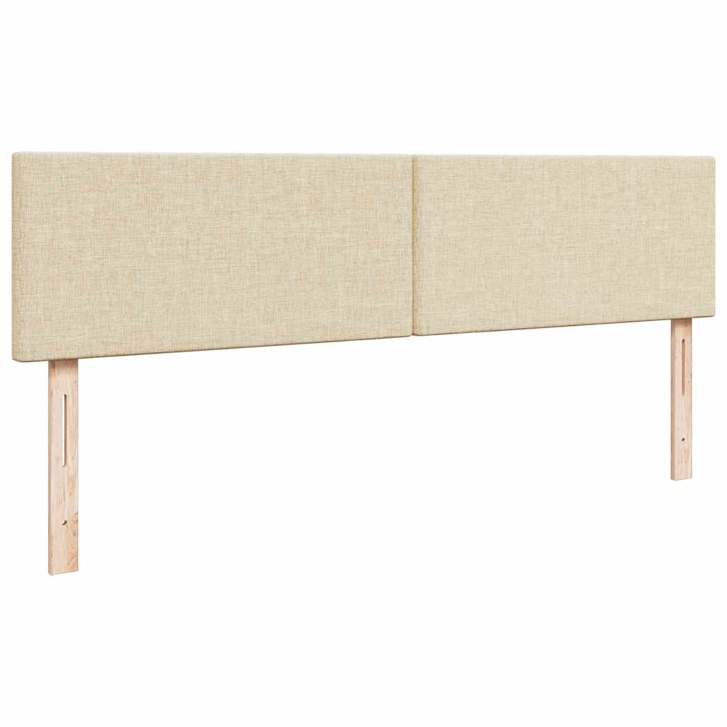 Ottoman-Bett mit Matratze Creme 180x200 cm Stoff