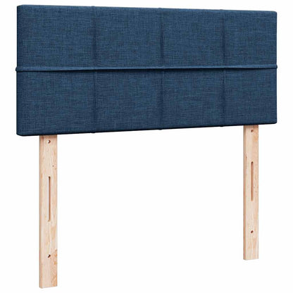 Ottoman-Bett mit Matratze Blau 120x200 cm Stoff
