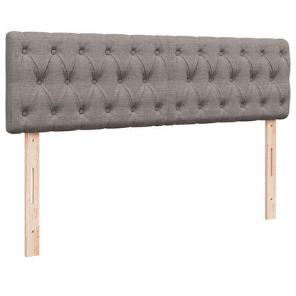 Ottoman-Bett mit Matratze Taupe 140x200 cm Stoff