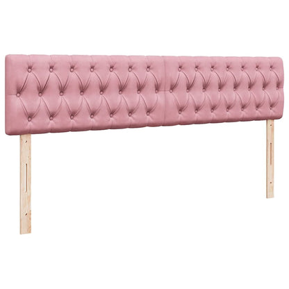 Ottoman-Bett mit Matratze Rosa 180x200 cm Samt