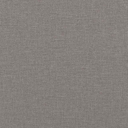 Ottoman-Bett mit Matratze & LEDs Taupe 160x200 cm Stoff