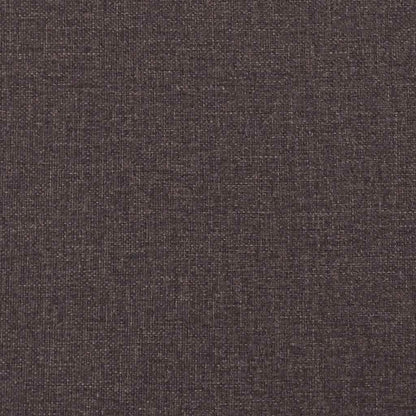 Ottoman-Bett mit Matratze & LEDs Dunkelbraun 140x200 cm Stoff