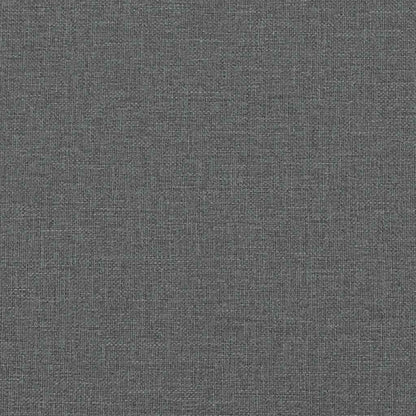 Ottoman-Bett mit Matratze & LEDs Dunkelgrau 160x200 cm Stoff