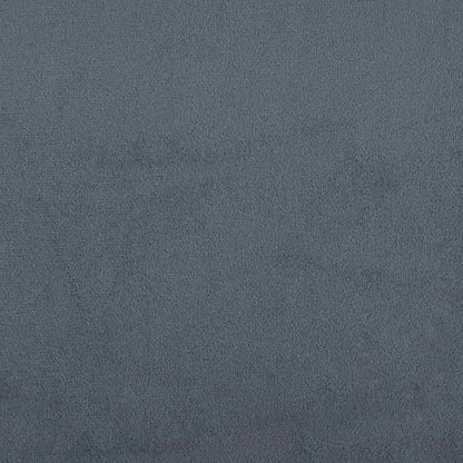 Ottoman-Bett mit Matratzen & LEDs Dunkelgrau 200x200 cm Samt
