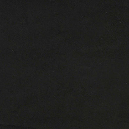 Ottoman-Bett mit Matratzen & LEDs Schwarz 160x200 cm Samt