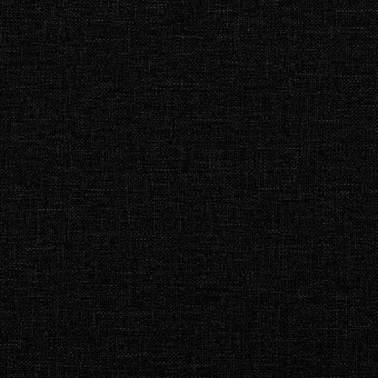 Ottoman-Bett mit Matratzen & LEDs Schwarz 160x200 cm Stoff