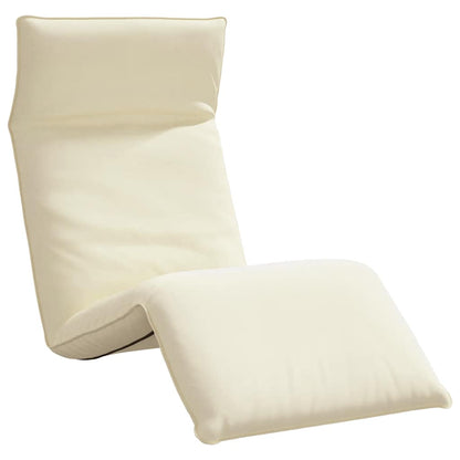 Sonnenliege Klappbar Creme 175x54x8,5 cm Oxford-Gewebe