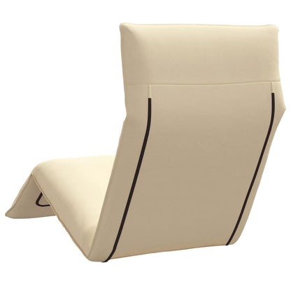 Sonnenliege Klappbar Beige 175x54x8,5 cm Oxford-Gewebe