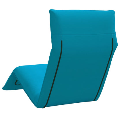 Sonnenliege Klappbar Hellblau 175x54x8,5 cm Oxford-Gewebe