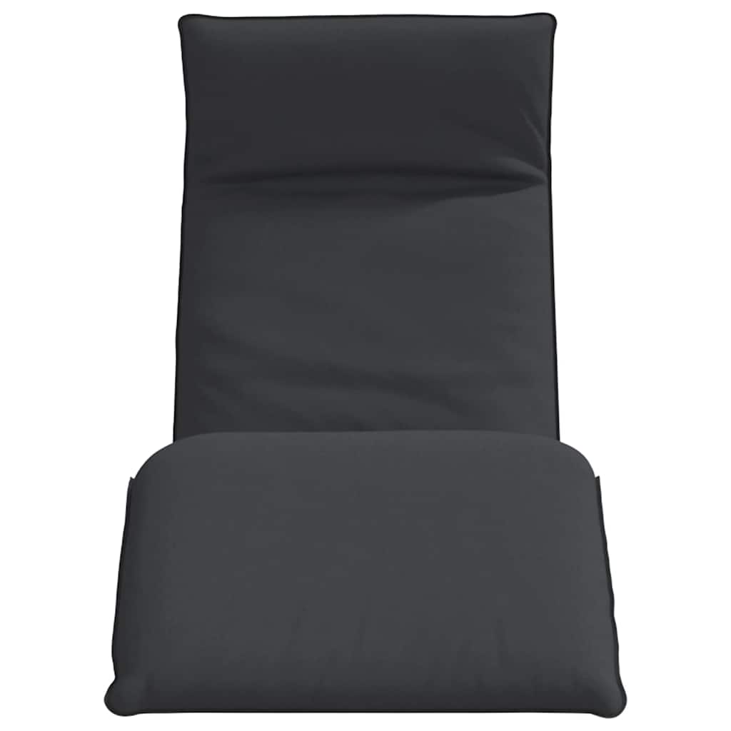 Sonnenliege Klappbar Schwarz 175x54x8,5 cm Oxford-Gewebe