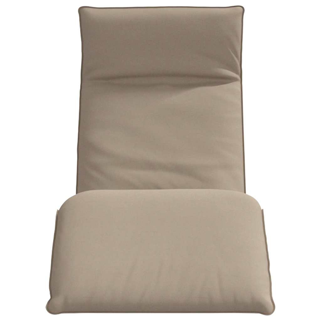 Sonnenliege Klappbar Taupe 175x54x8,5 cm Oxford-Gewebe