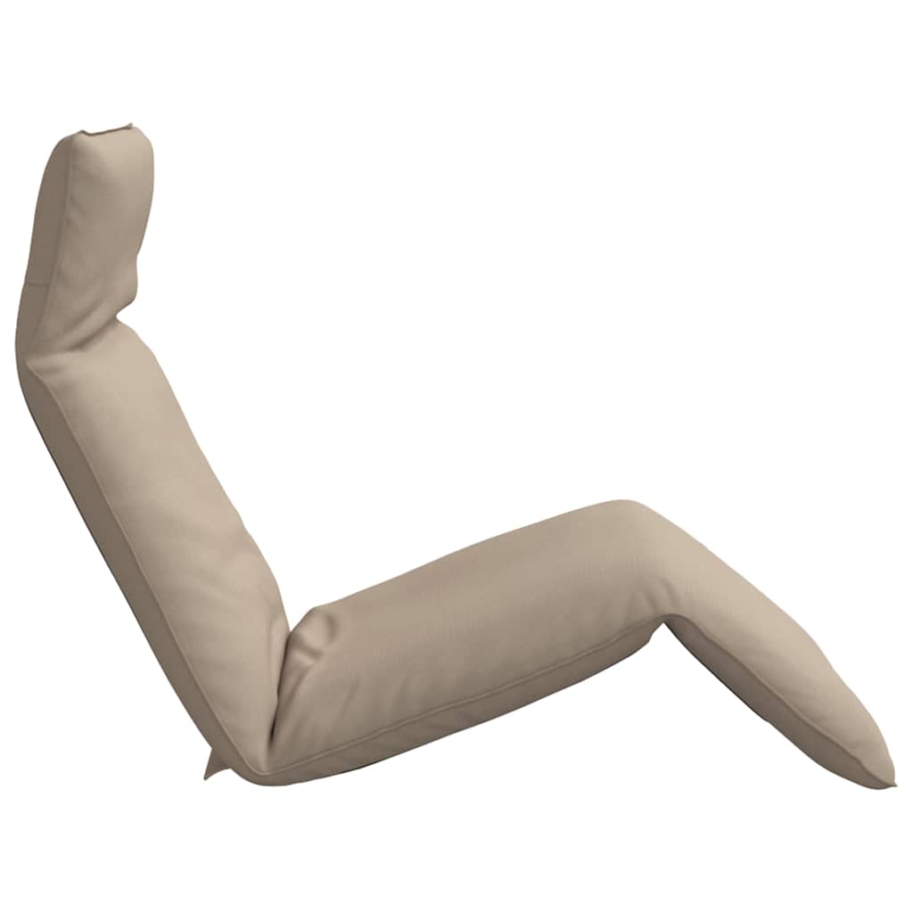 Sonnenliege Klappbar Taupe 175x54x8,5 cm Oxford-Gewebe