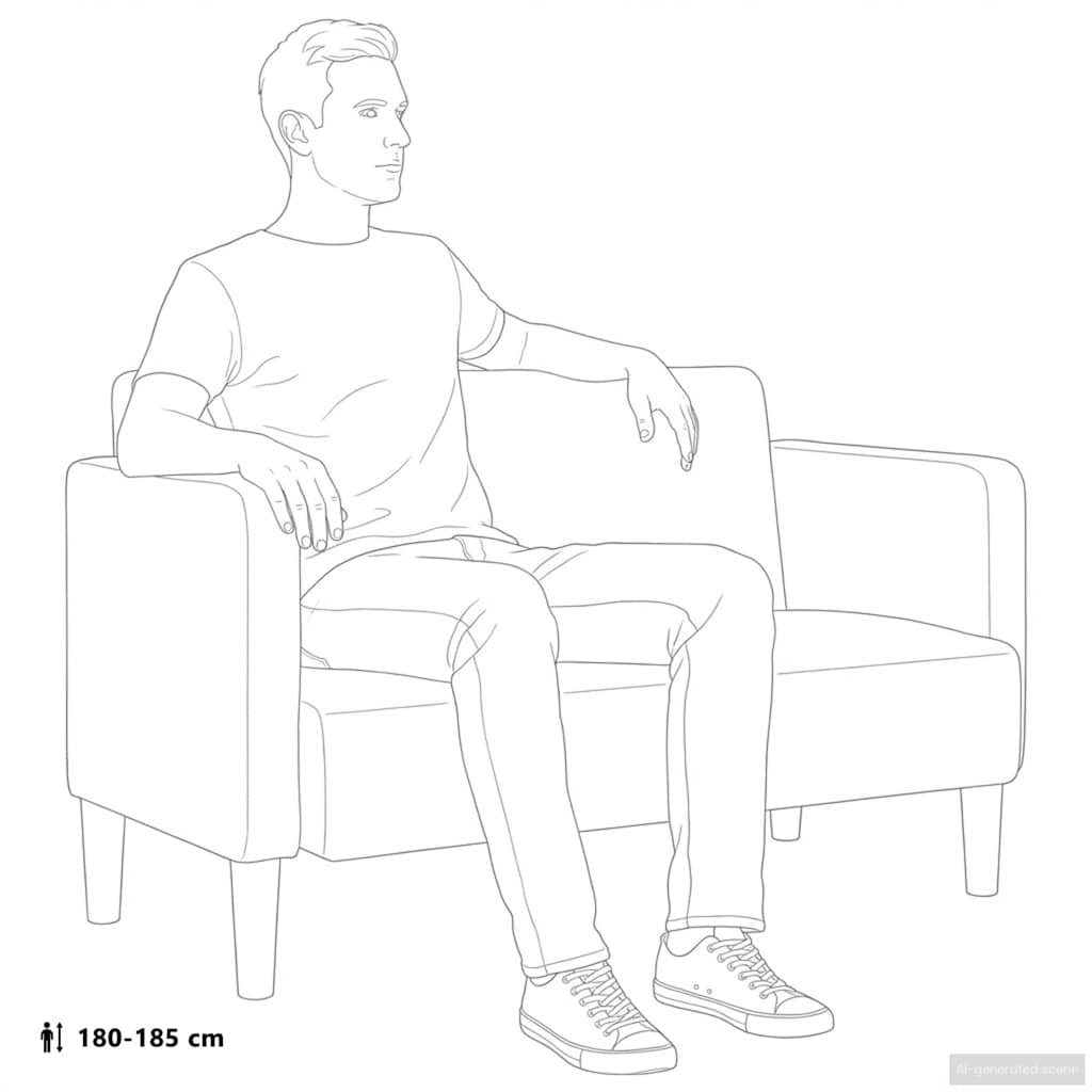 Zweisitzer-Sofa Blau 109 cm Cordstoff