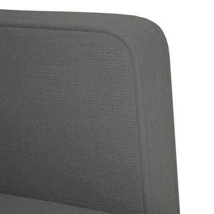 Sessel mit Armlehnen Dunkelgrau 53 cm Stoff